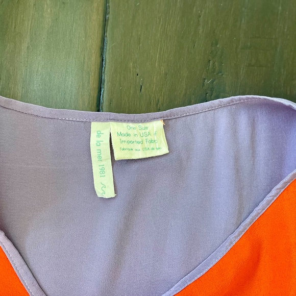 DE LA MER 1981 OS Silk Goldfish Mini Dress - Picture 9 of 9